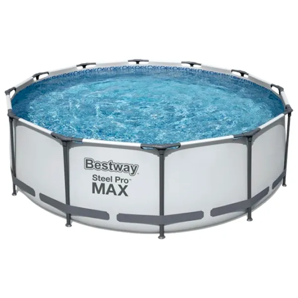 Piscină Bestway 56260BW 9150 l/ Cu cadru/ White Gray photo 1 Piscină Bestway 56260BW 9150 l/ Cu cadru/ White Gray photo 1