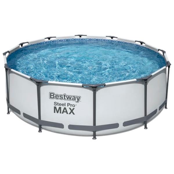 Piscină Bestway 56260BW 9150 l/ Cu cadru/ White Gray photo 1 Piscină Bestway 56260BW 9150 l/ Cu cadru/ White Gray photo 1