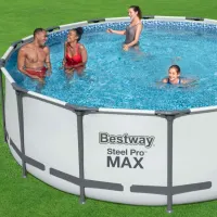 Бассейн Bestway 56260BW 9150 л/ Каркасный/ White Gray photo 4