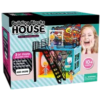 Домик для кукол Essa Toys Building Blocks House 2101-D аксессуары для кукол / 10+