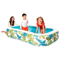 Бассейн Intex 57177 600 л/ Надувной/ Blue Green photo 3