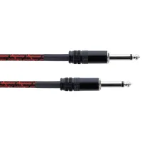 Cablu audio Cordial EI-1.5-PP-Tweed PVC / Red