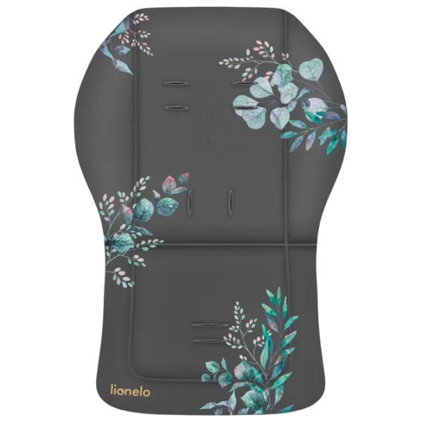 Матрасик для коляски Lionelo Seatliner Golden Moments  Полиэстер, Полиэстер / Цветы / Серый photo 2 Матрасик для коляски Lionelo Seatliner Golden Moments  Полиэстер, Полиэстер / Цветы / Серый photo 2