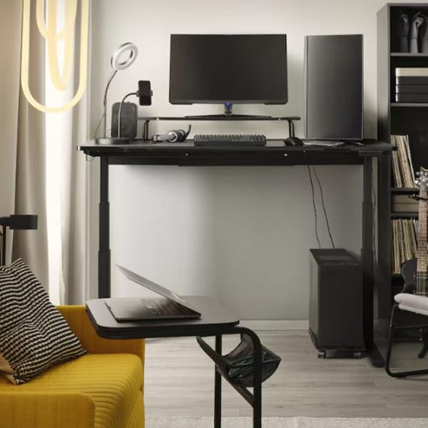 Masă gaming Ikea Utmaning MDF / Black photo 8
