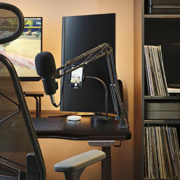 Masă gaming Ikea Utmaning MDF / Black photo 9