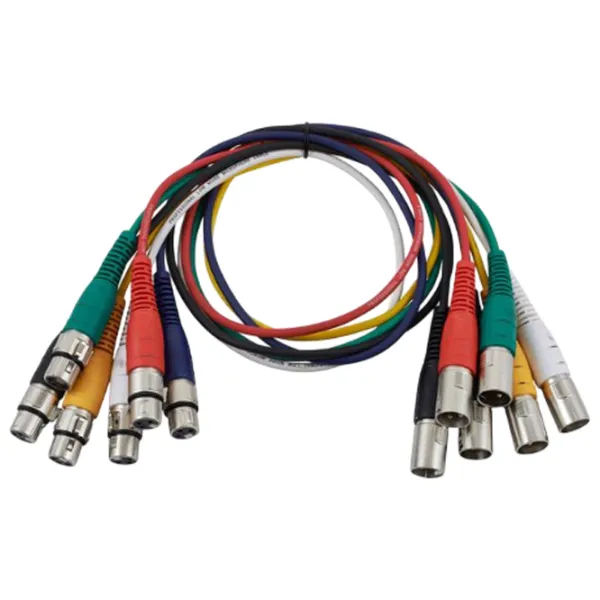 Cablu audio Sssnake Patchcable PVC / Multicolor photo 1