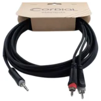 Cablu audio Cordial EY-5-WCC-Y-Adapter PVC / Black