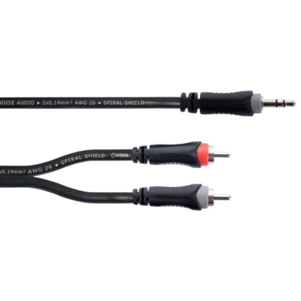 Cablu audio Cordial EY-5-WCC-Y-Adapter PVC / Black photo 2