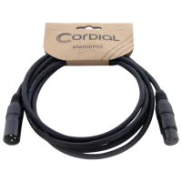 Cablu audio Cordial EM-1.5-FM PVC / Black