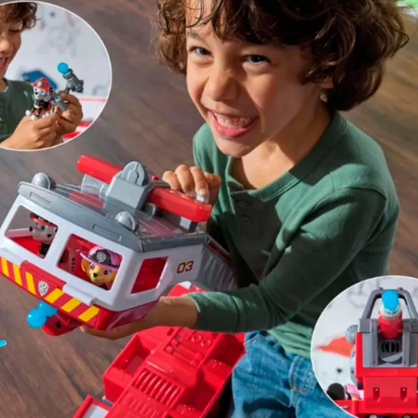 Camion Spin Master Paw Patrol Ultimate Fire Truck 6072327  / / Gray Red photo 8