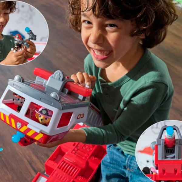 Camion Spin Master Paw Patrol Ultimate Fire Truck 6072327  / / Gray Red photo 8