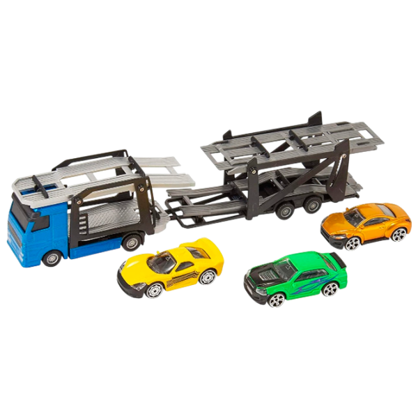 Camion Teamsterz Car Transporter with Cars 1373621  / / Black Multicolor photo 1 Camion Teamsterz Car Transporter with Cars 1373621  / / Black Multicolor photo 1