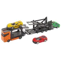 Грузовик Teamsterz Car Transporter with Cars 1373621 / / Черный Разноцветный photo 3