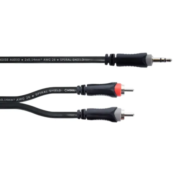 Cablu audio Cordial EY-1.5-WCC-Y-Adapter PVC / Black photo 2