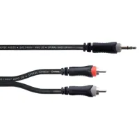 Аудио кабель Cordial EY-1.5-WCC-Y-Adapter ПВХ / Черный photo 2