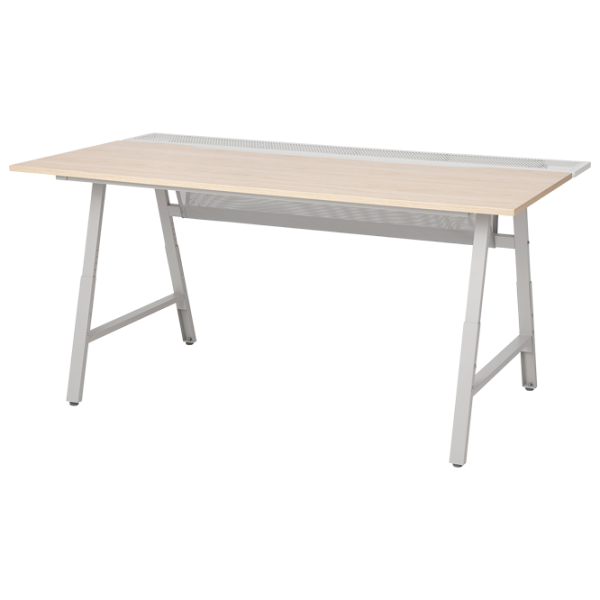 Компьютерный стол Ikea Utespelare МДФ / Grey photo 1