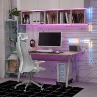 Masă gaming Ikea Utespelare MDF / Grey photo 6