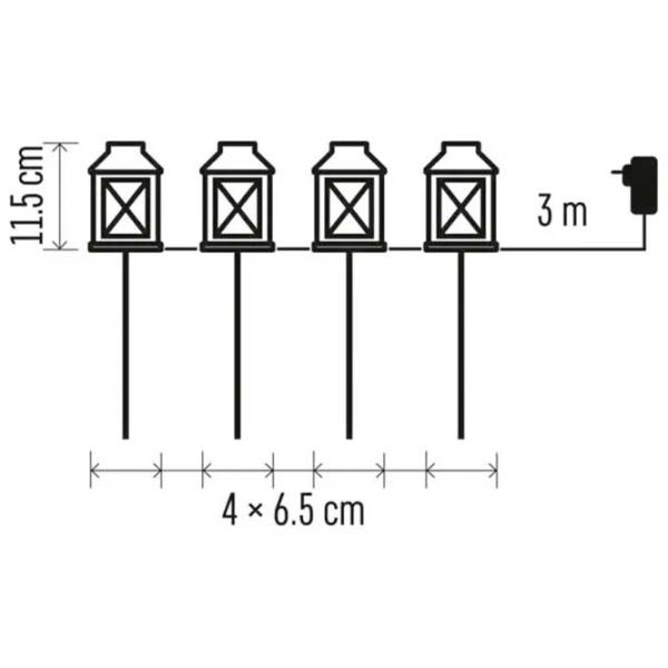 Felinar decorativ EMOS DCLC01 White / LED photo 3
