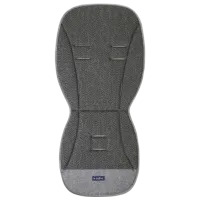 Salteluța pentru cărucior Zaffiro Airy Cotton  Bumbac, Poliester / Frunze / Graphite