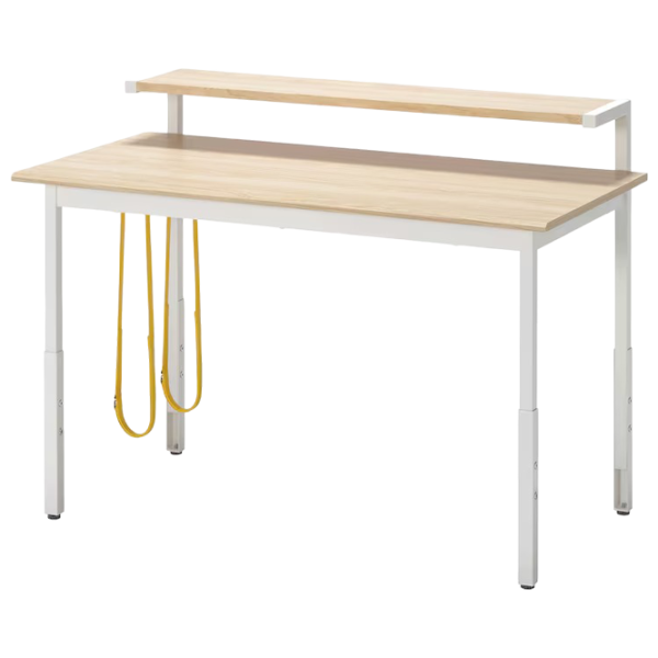 Masă gaming Ikea Utvisning MDF / White photo 1