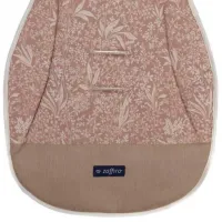 Salteluța pentru cărucior Zaffiro Airy Cotton Bumbac, Poliester / Frunze / Camel photo 2