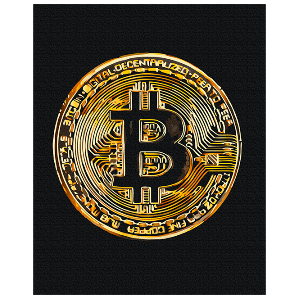 Картина по номерам BrushMe Биткойн BS53975FC 50 x 40 см / Вертикальная photo 1 Картина по номерам BrushMe Биткойн BS53975FC 50 x 40 см / Вертикальная photo 1