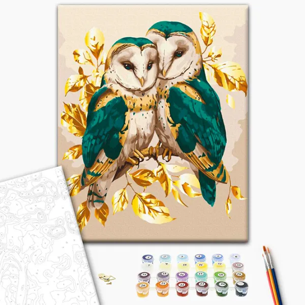 Pictură pe numere BrushMe Înțelepciunea smaraldului BS54124FC 50 x 40 cm / Verticală photo 3 Pictură pe numere BrushMe Înțelepciunea smaraldului BS54124FC 50 x 40 cm / Verticală photo 3