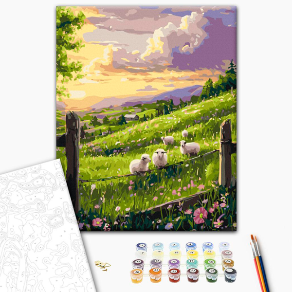 Pictură pe numere BrushMe Poienița de primăvară BS54293FC 50 x 40 cm / Verticală photo 3 Pictură pe numere BrushMe Poienița de primăvară BS54293FC 50 x 40 cm / Verticală photo 3