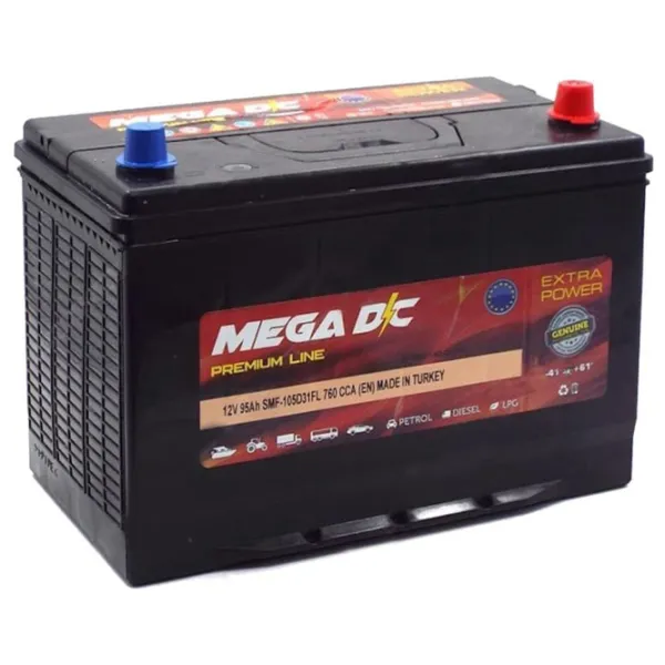Авто аккумулятор Mega DC Japan 790A / 95 Ач  photo 1