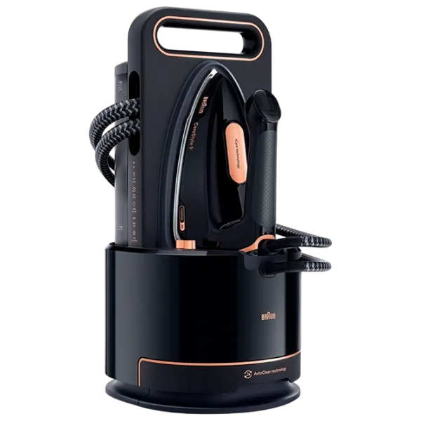 Fier de călcat Braun IS9090BK Cu generator de aburi / 2700 W / Black photo 1