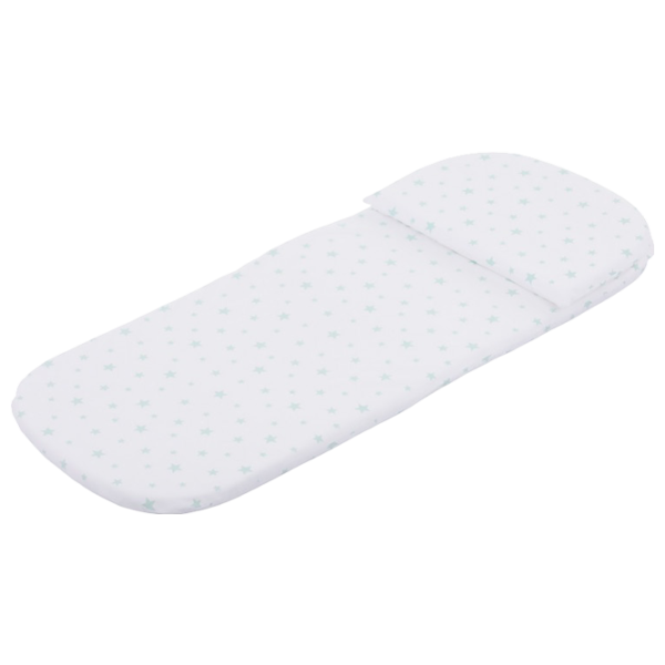 Матрасик для коляски Chipolino Memory Foam  Хлопок, Пена / Звезды / Синий photo 1