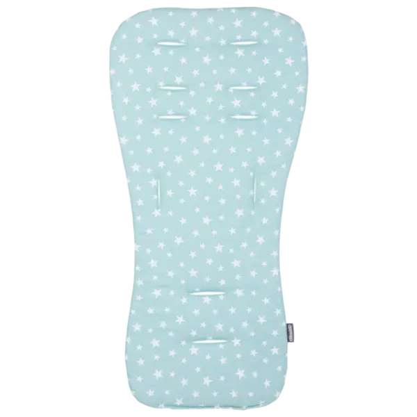 Матрасик для коляски Chipolino VVPAD02404MINT  Хлопок, Полиэстер / Звезды / Синий photo 1