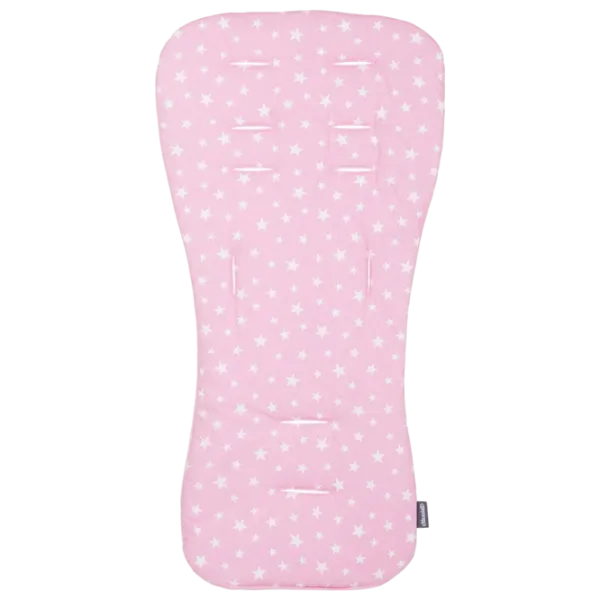 Матрасик для коляски Chipolino VVPAD02402PINK  Хлопок, Полиэстер / Звезды / Розовый photo 1