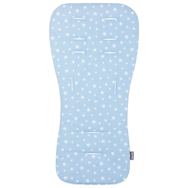 Матрасик для коляски Chipolino VVPAD02401BLUE  Хлопок, Полиэстер / Звезды / Синий photo 1