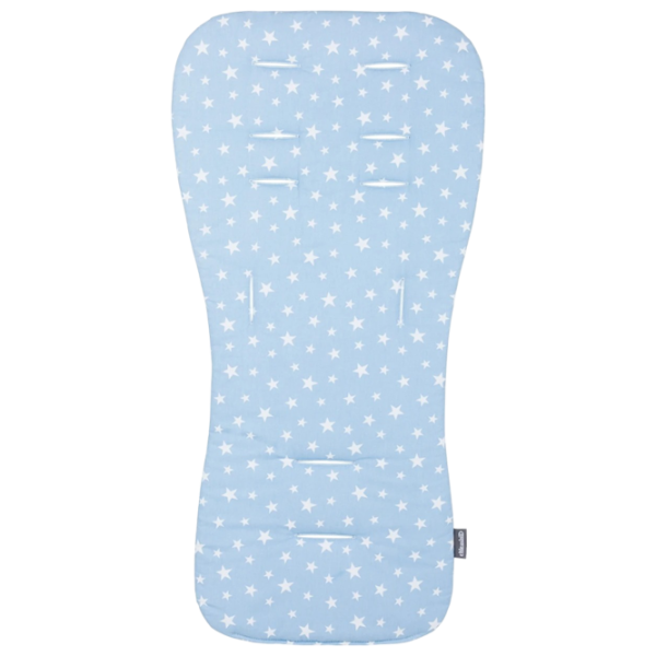 Матрасик для коляски Chipolino VVPAD02401BLUE  Хлопок, Полиэстер / Звезды / Синий photo 1