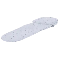 Salteluța pentru cărucior Chipolino VVMAT02105PLGR  Bumbac, Spumă / Stele / Gray