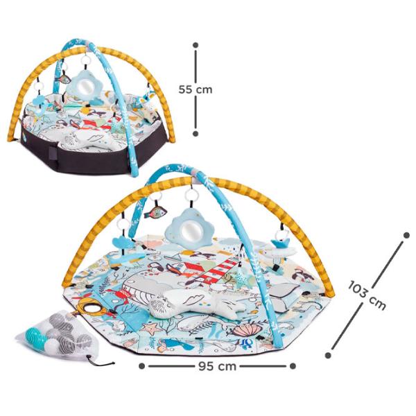 Covoraş pentru joc KinderKraft Smartplay Sea (SEAKPSMSE00MUL0000) 0+/ Rotund/ Gray photo 3 Covoraş pentru joc KinderKraft Smartplay Sea (SEAKPSMSE00MUL0000) 0+/ Rotund/ Gray photo 3