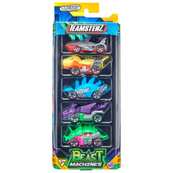Set de mașini Teamsterz Beast Machines Die-Cast 1417434  / / Black Multicolor photo 6