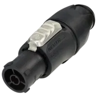 Аудио штекер Neutrik NAC3FX-W-TOP ПВХ / Черный