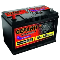Авто аккумулятор Gepard Standart 720A / 75 Ач 