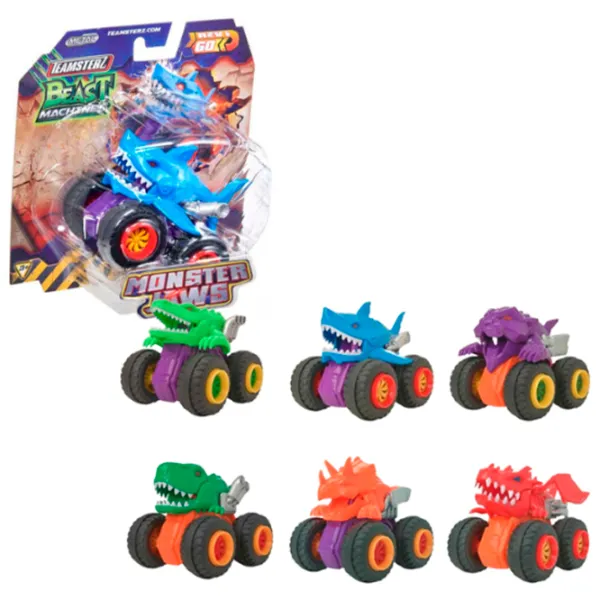 Mașină Teamsterz Beast Machines Monster Jaws 1417627  / / Black Multicolor photo 8