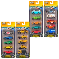 Комплект машин Teamsterz Street Machines Die-Cast 1417044  / / Черный Разноцветный