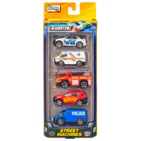 Комплект машин Teamsterz Street Machines Die-Cast 1417044 / / Черный Разноцветный photo 5