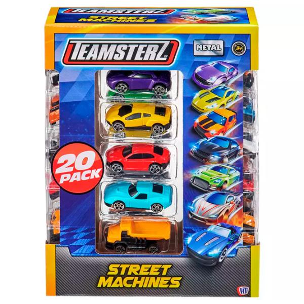 Комплект машин Teamsterz Street Machines Die-Cast 1400010  / / Черный Разноцветный photo 7