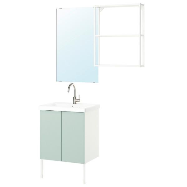 Seturi mobilă de baie Ikea Enhet/Tvallen/Glypen PAL / White photo 1