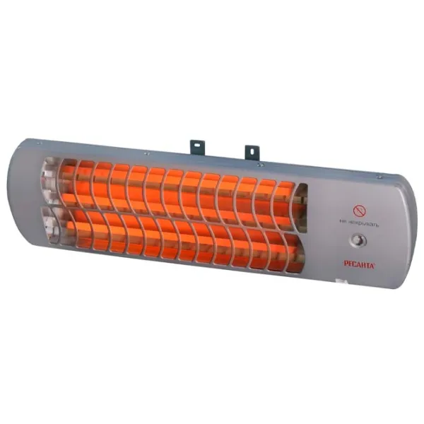 Încălzitor infraroșu Resanta IKO-1500Л 1500 W / Gray photo 3
