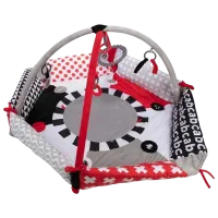 Игровой коврик Canpol Sensory Toys (68/077) 0+/ Круглый/ Серый