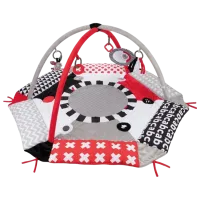 Covoraş pentru joc Canpol Sensory Toys (68/077) 0+/ Rotund/ Gray photo 2