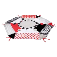 Covoraş pentru joc Canpol Sensory Toys (68/077) 0+/ Rotund/ Gray photo 3
