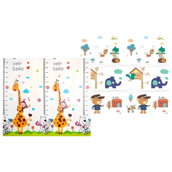 Игровой коврик 4Play Giraffes/Animals () 0+/ Прямоугольный/ Белый photo 1 Игровой коврик 4Play Giraffes/Animals () 0+/ Прямоугольный/ Белый photo 1